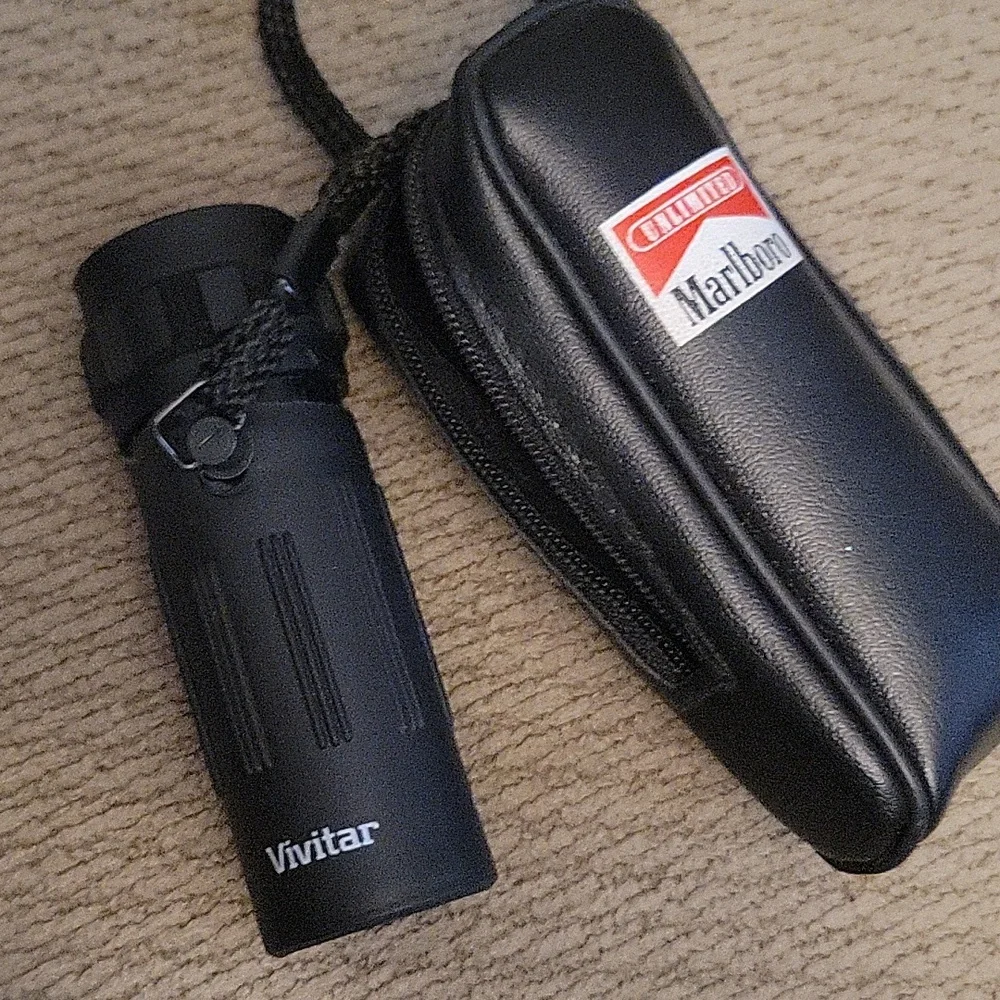 Black Monocular with Case Vintage Vivitar PV Series 8x21 Monocular Scope w/ Case